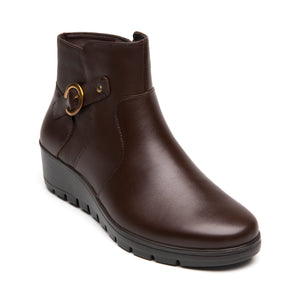 BOTIN CASUAL DAMA FLEXI 104834 MADERA