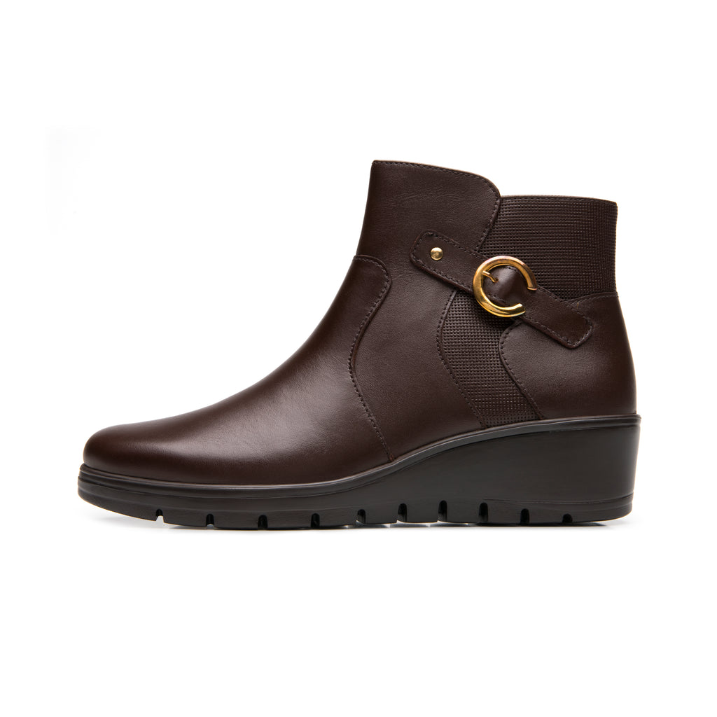 BOTIN CASUAL DAMA FLEXI 104834 MADERA