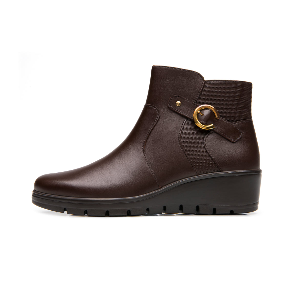 BOTIN CASUAL DAMA FLEXI 104834 MADERA