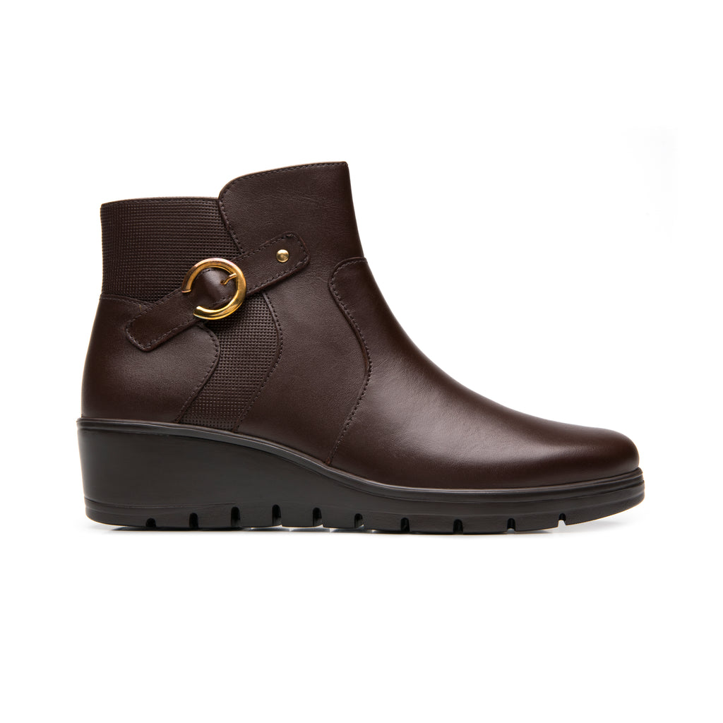 BOTIN CASUAL DAMA FLEXI 104834 MADERA