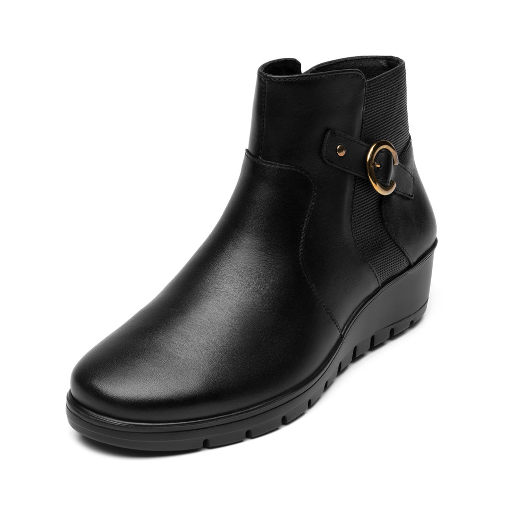 BOTIN CASUAL DAMA FLEXI 104834 NEGRO