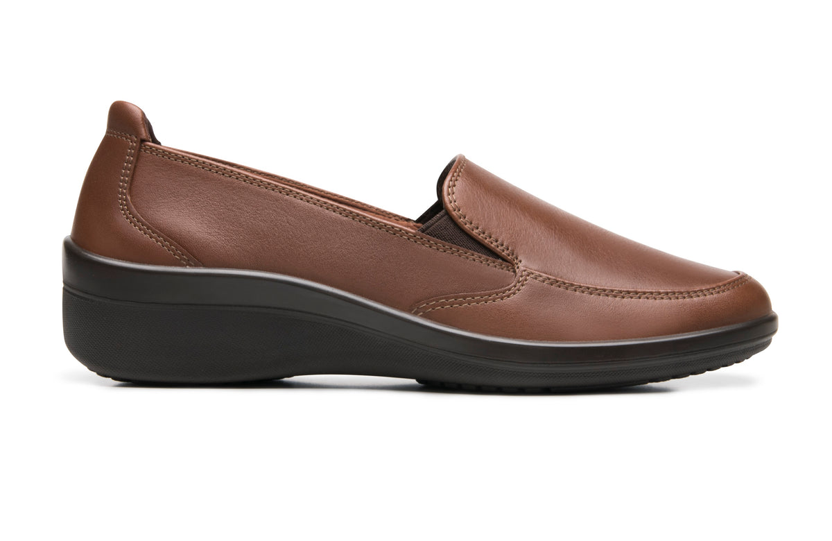 MOCASIN CONFORT DAMA FLEXI 142302 CAFE