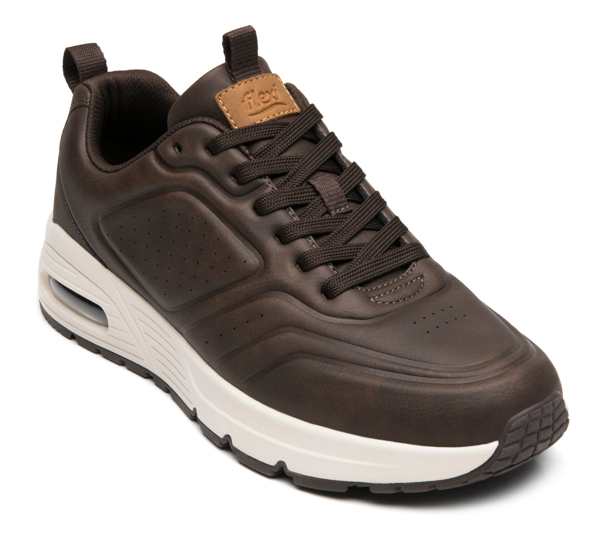 TENIS CASUAL CABALLERO FLEXI 422403 CHOCOLATE