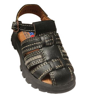 SANDALIA NIÑO ABYS 1020 NEGRO