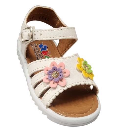 SANDALIA NIÑA ABYS 1545 BLANCO
