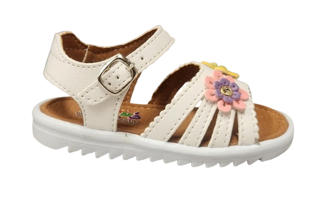 SANDALIA NIÑA ABYS 1545 BLANCO