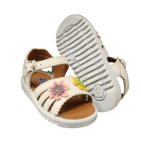 SANDALIA NIÑA ABYS 1545 BLANCO