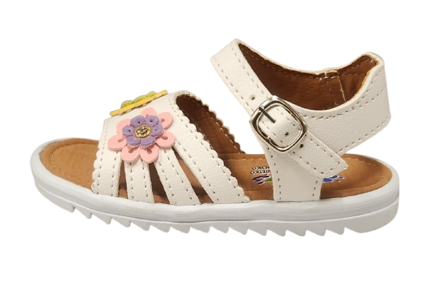 SANDALIA NIÑA ABYS 1545 BLANCO