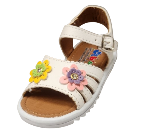 SANDALIA NIÑA ABYS 1545 BLANCO
