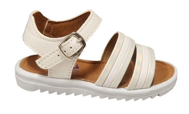 SANDALIA NIÑA ABYS 6019 BLANCO