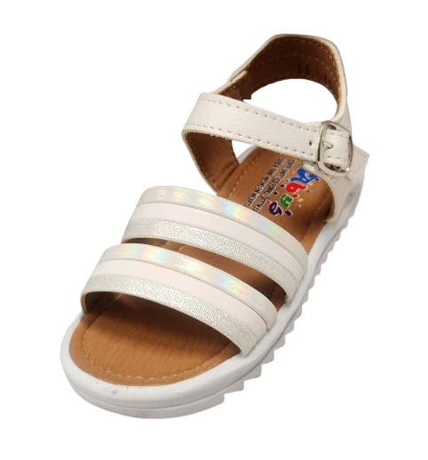 SANDALIA NIÑA ABYS 6019 BLANCO