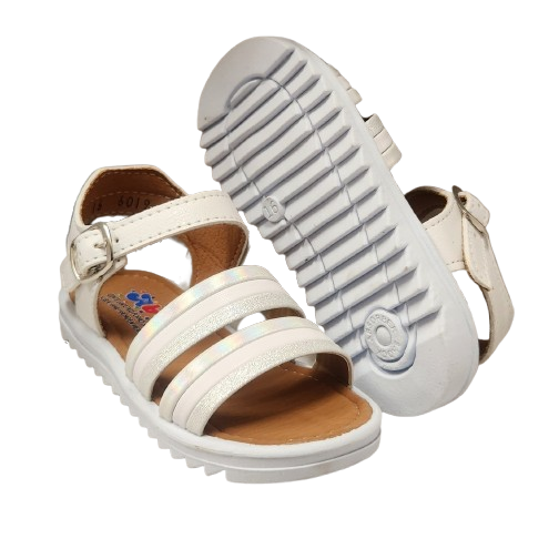 SANDALIA NIÑA ABYS 6019 BLANCO