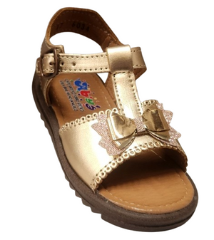 SANDALIA NIÑA ABYS 6034 COBRE