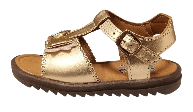 SANDALIA NIÑA ABYS 6034 COBRE