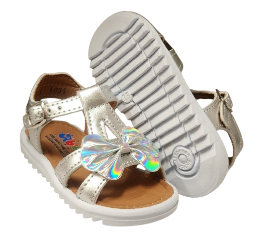 SANDALIA NIÑA ABYS 6035 PLATA