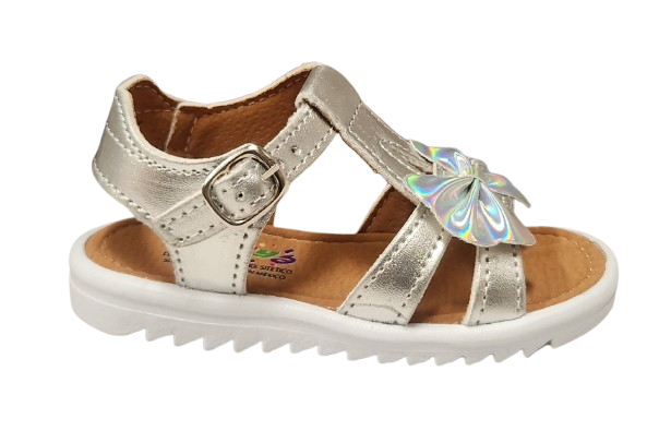SANDALIA NIÑA ABYS 6035 PLATA