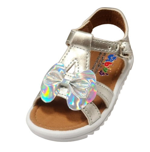 SANDALIA NIÑA ABYS 6035 PLATA