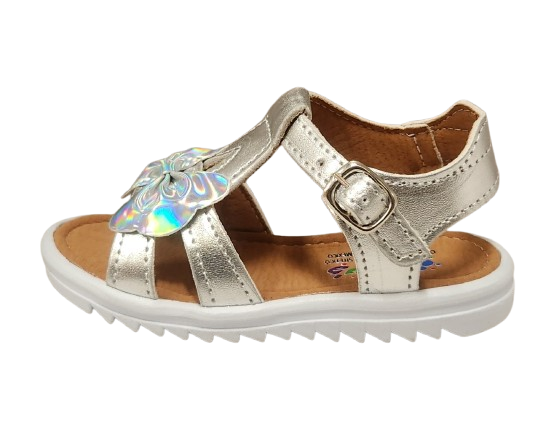 SANDALIA NIÑA ABYS 6035 PLATA