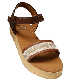 SANDALIA JUIVENIL ABYS 6045 TAN