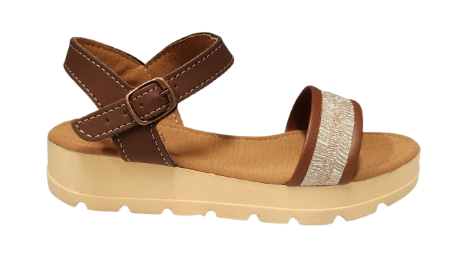 SANDALIA JUIVENIL ABYS 6045 TAN