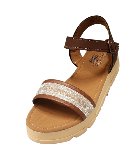 SANDALIA JUIVENIL ABYS 6045 TAN