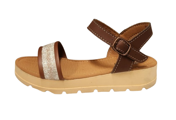 SANDALIA JUIVENIL ABYS 6045 TAN
