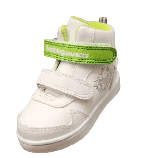 TENIS ESCOLAR BUBBLE GUMMERS BALBOA BLANCO/VERDE