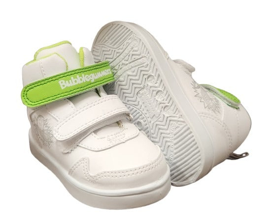 TENIS ESCOLAR BUBBLE GUMMERS BALBOA BLANCO/VERDE