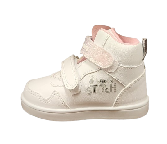 TENIS ESCOLAR BUBBLE GUMMERS BRASILIA BLANCO/ROSA