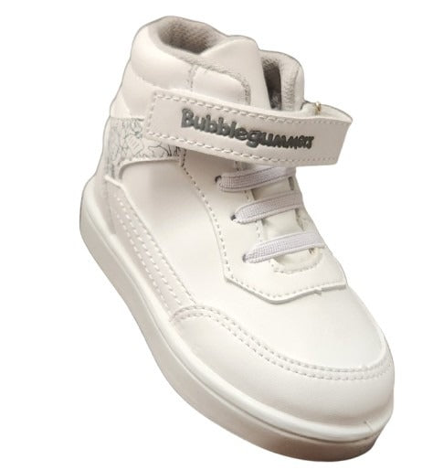 TENIS ESCOLAR BUBBLE GUMMERS JUCAA BLANCO