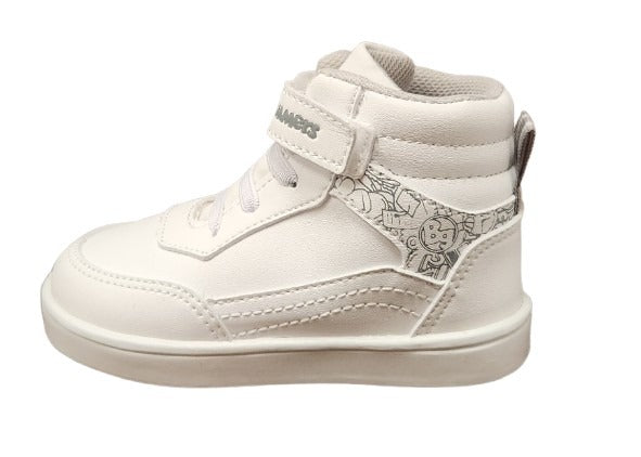 TENIS ESCOLAR BUBBLE GUMMERS JUCAA BLANCO