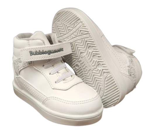TENIS ESCOLAR BUBBLE GUMMERS JUCAA BLANCO