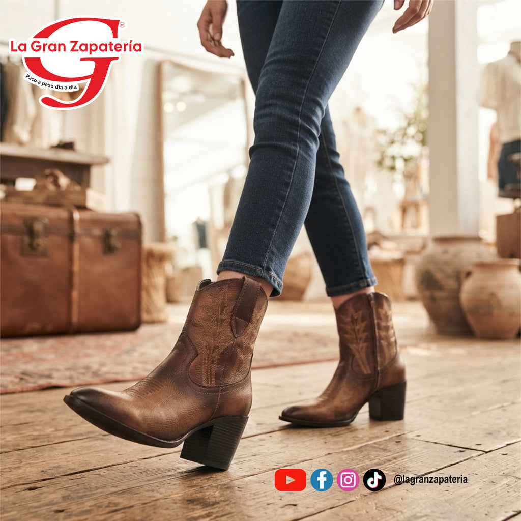 BOTA VAQUERA DAMA MIRLO 7013 MIEL