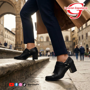 BOTIN CASUAL DAMA FLEXI 137307 NEGRO