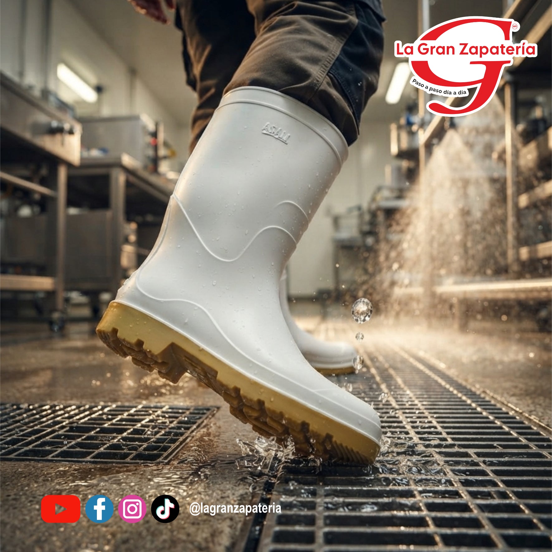 BOTA DE SEGURIDAD HOPE NOE BLANCA CAFE