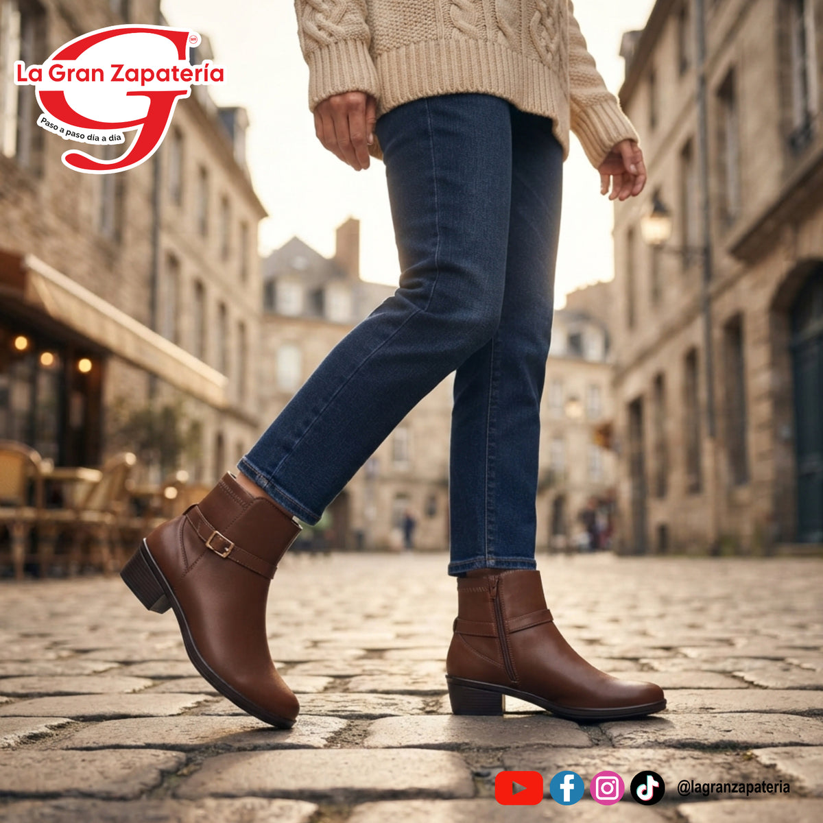 BOTIN CONFORT DAMA FLEXI 130013 TAN