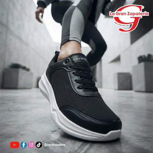 TENIS DEPORTIVO ONE´S 555 NEGRO BLANCO
