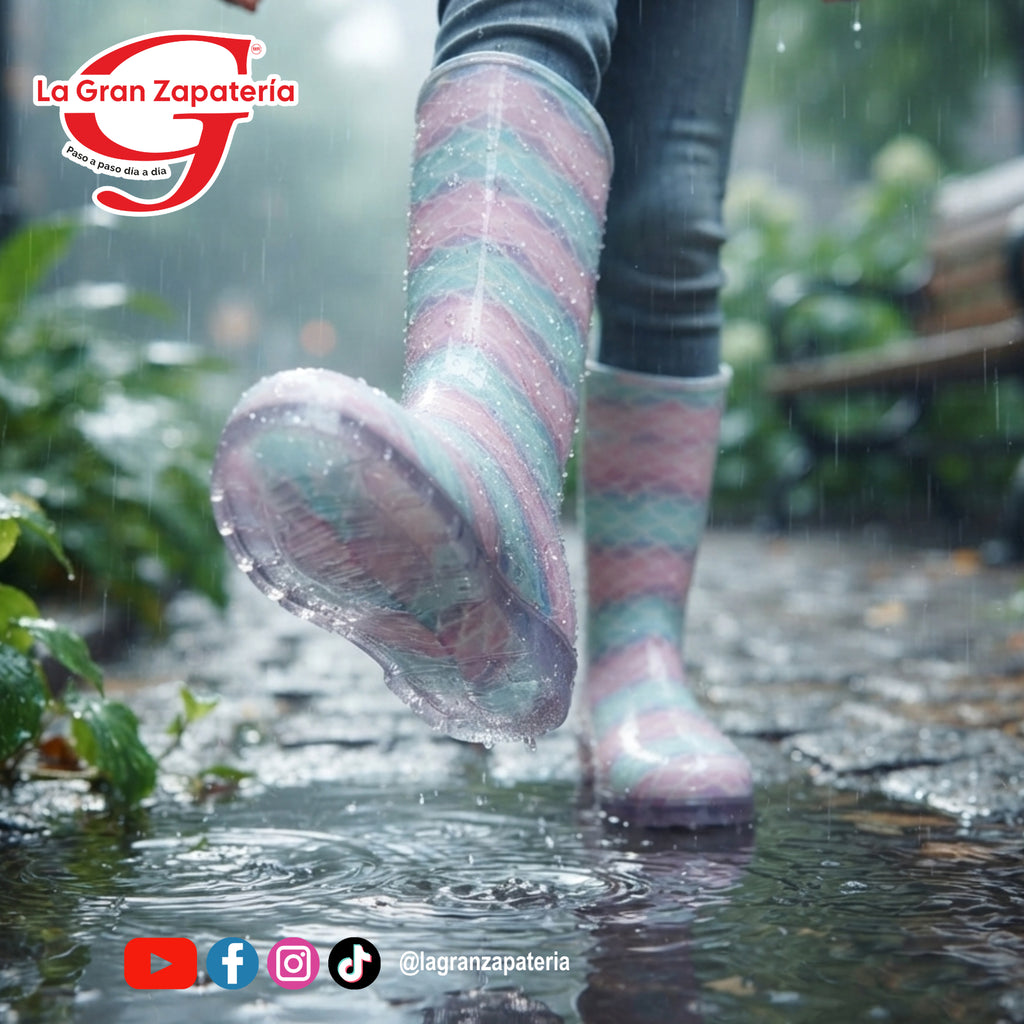 BOTA DE LLUVIA HOPE PULGARCITO ESCAMAS