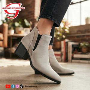 BOTIN DAMA MIRLO 3251 GRIS/CLARO/OXFORD