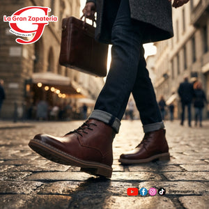 BOTIN CASUAL CABALLERO FLEXI 425304 BRANDY