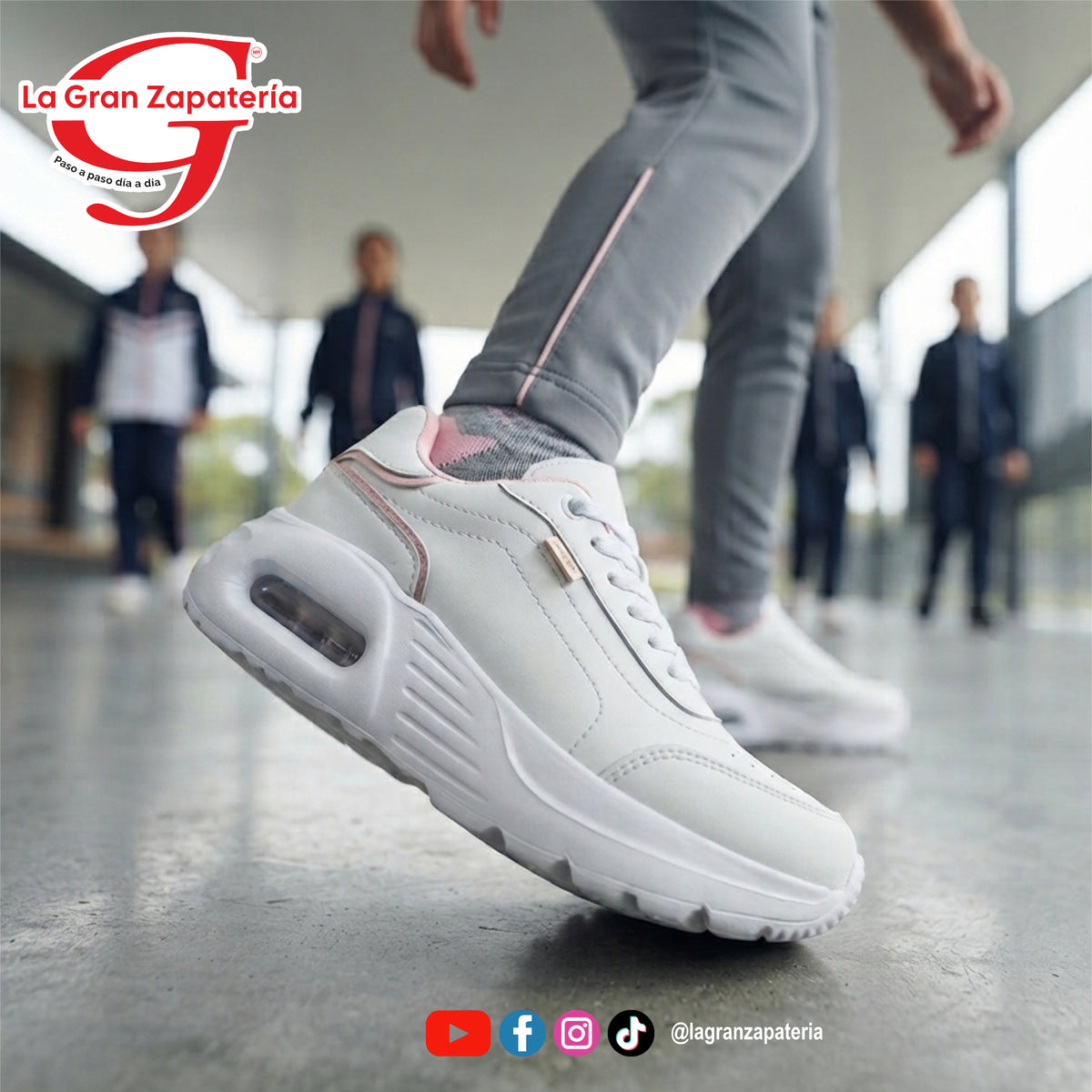 TENIS ESCOLAR COQUETA 159603-B BLANCO
