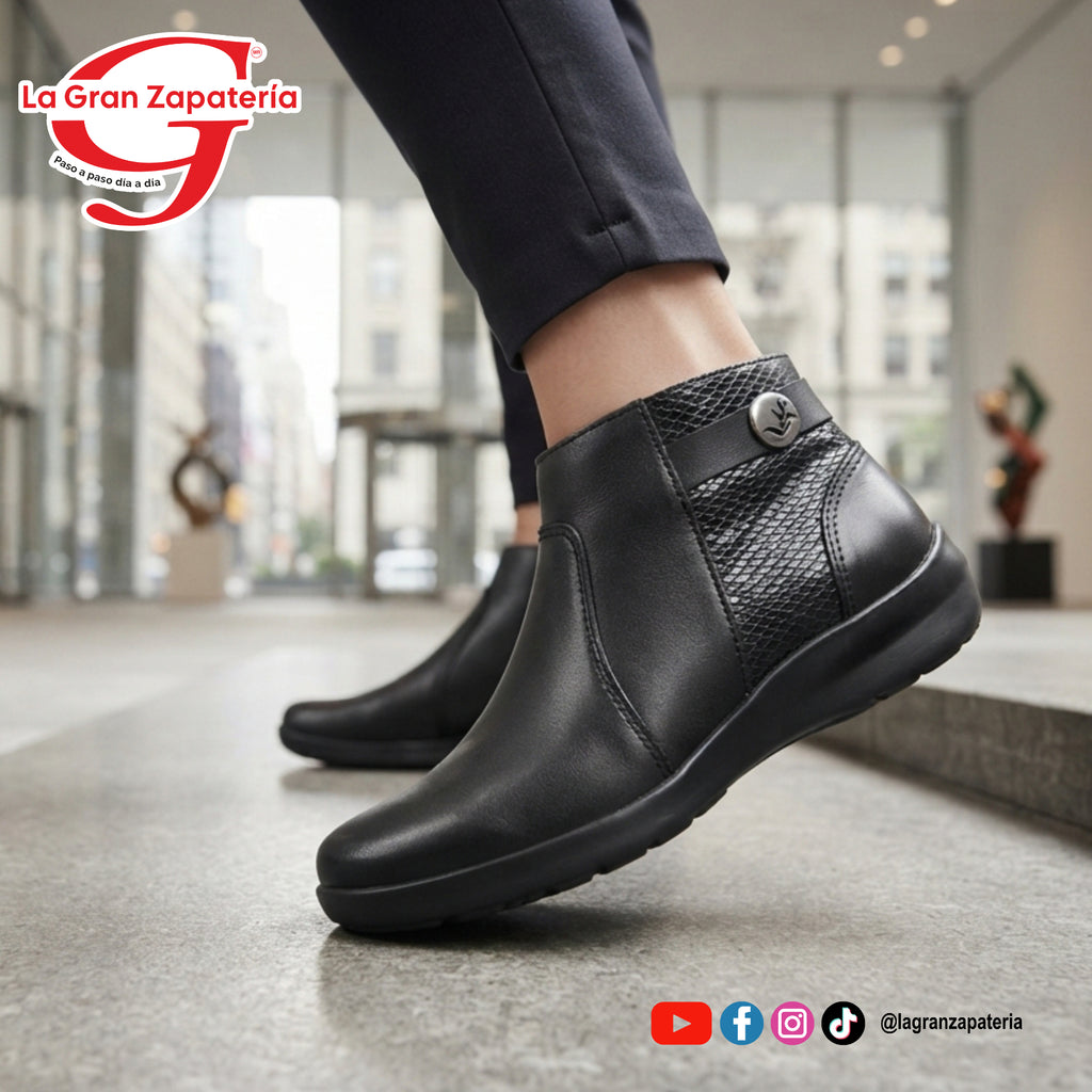 BOTIN CASUAL DAMA NEVADA 11309 NEGRO