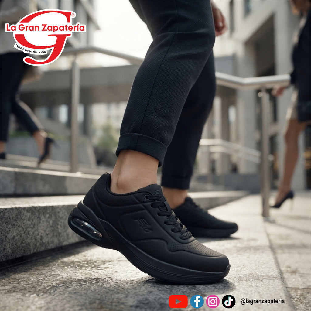 TENIS URBANO FLEXI 131501 NEGRO