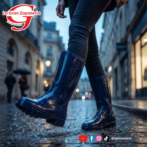 BOTA DE LLUVIA PULGARCITO MARINO
