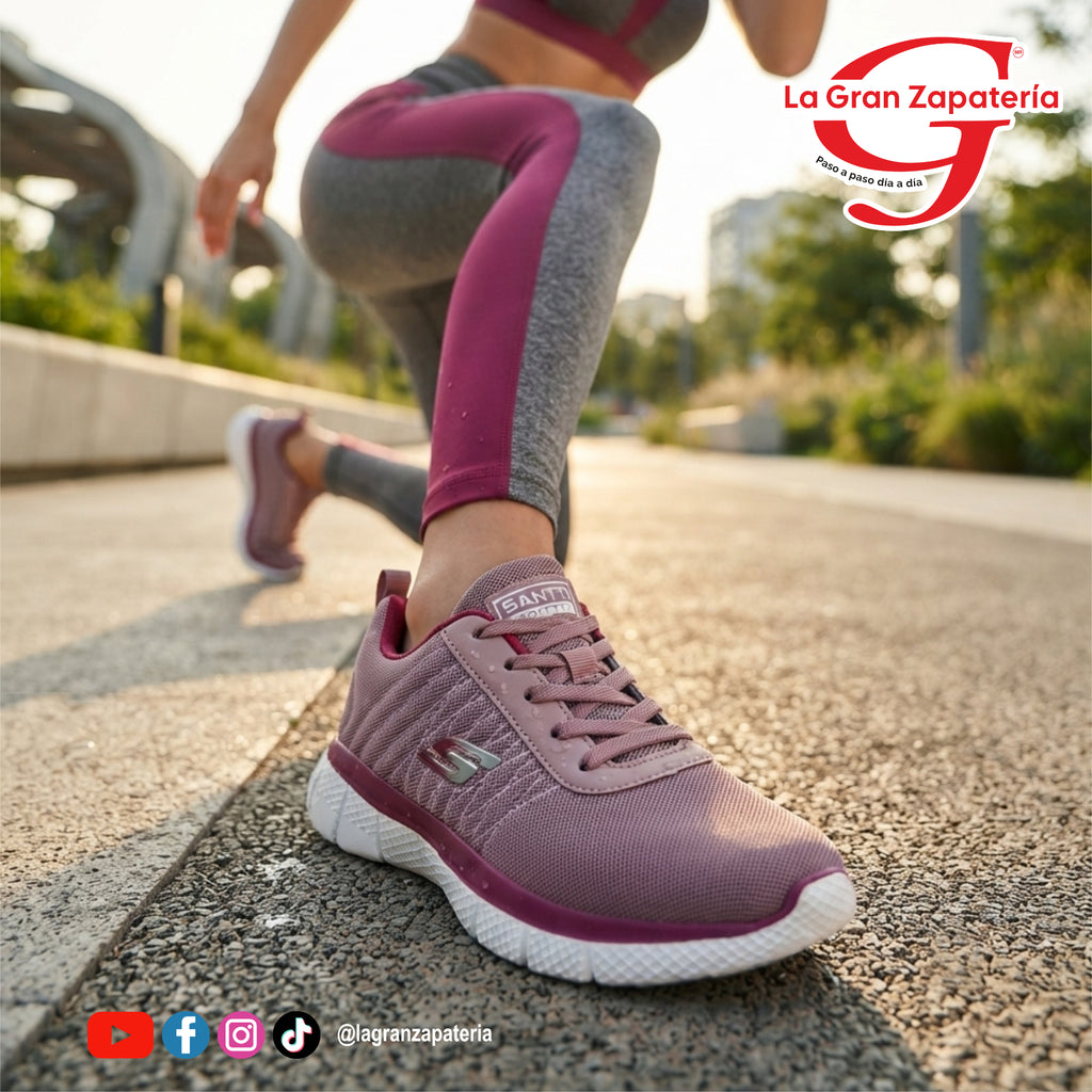 TENIS DEPORTIVO SANTTI 502 MAGENTA BUGAMBILIA
