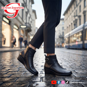 BOTIN CONFORT DAMA FLEXI 136711 NEGRO