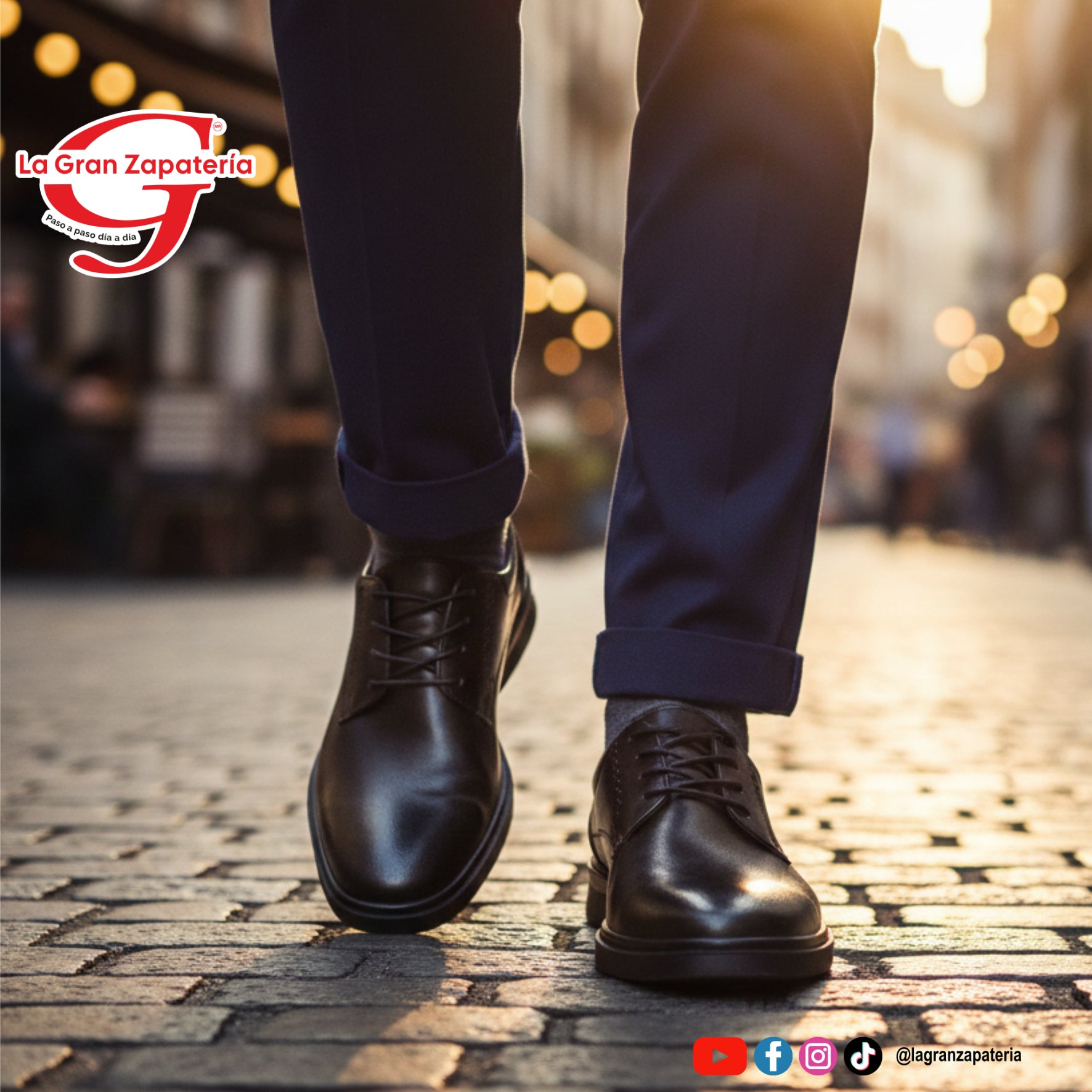 ZAPATO CASUAL CABALLERO FLEXI 423101 NEGRO