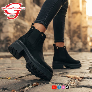 BOTIN DAMA MIRLO 3228 NEGRO
