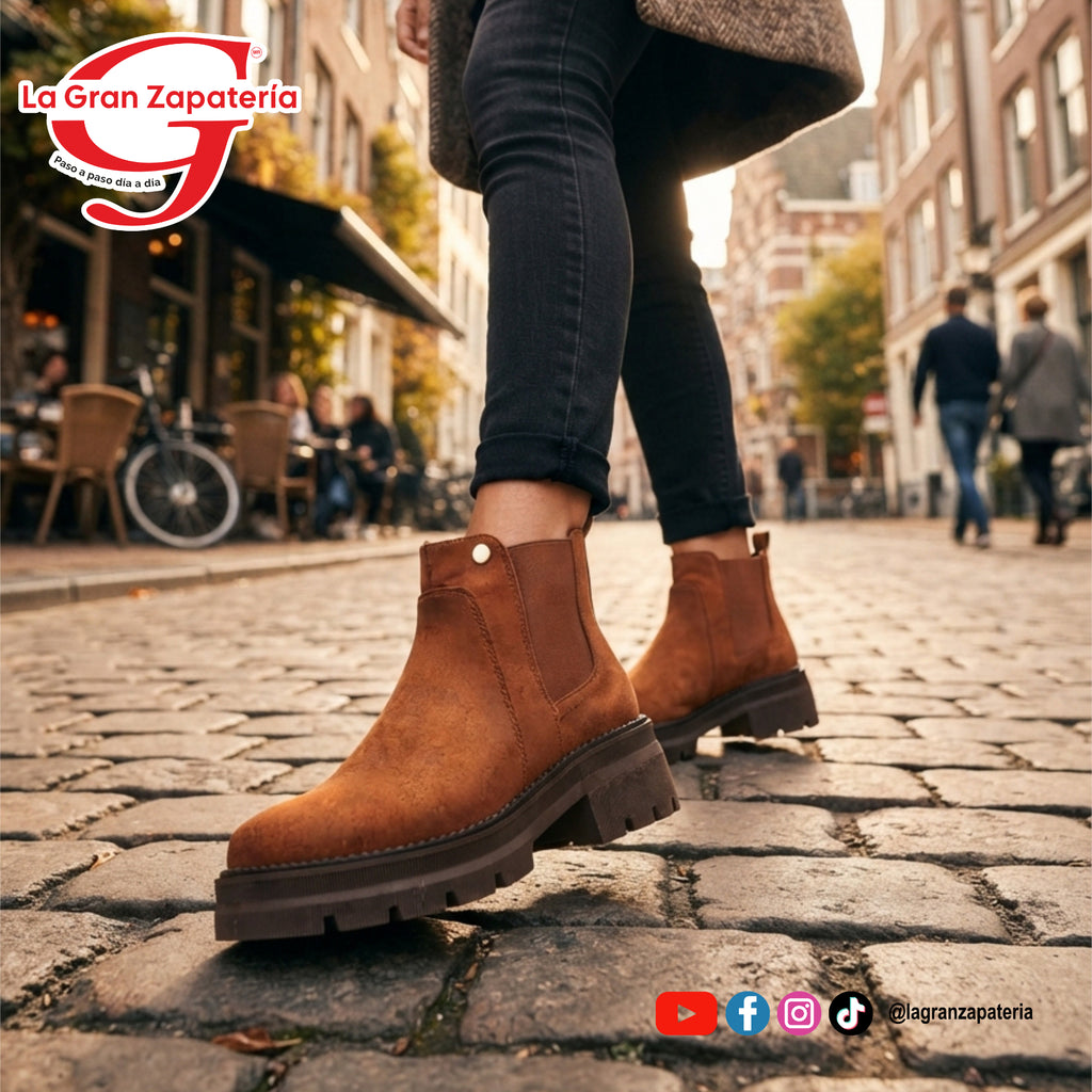 BOTIN DAMA MIRLO 3228 TAN