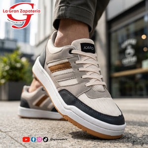 TENIS URBANO KARUSHI 720 BEI/OXF/GRI